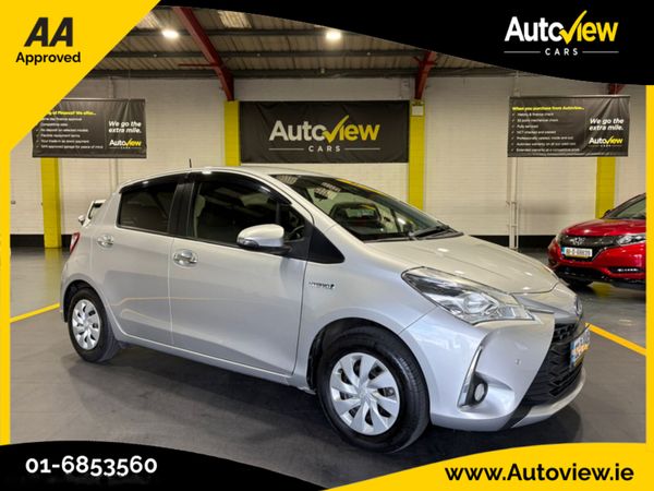 Toyota Vitz MPV, Petrol Hybrid, 2019, Silver
