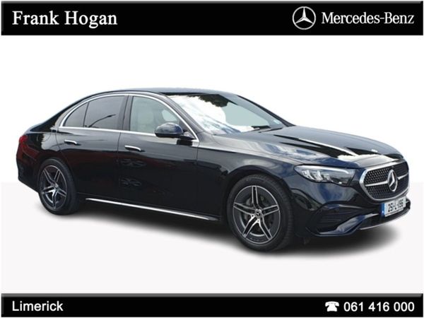 Mercedes-Benz E-Class Saloon, Petrol Plug-in Hybrid, 2025, Black