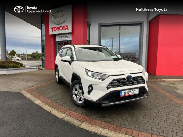 Toyota RAV4 SUV, Petrol Hybrid, 2021, White