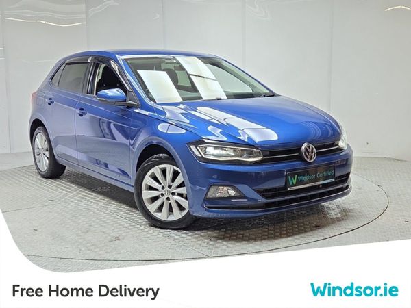 Volkswagen Polo Hatchback, Petrol, 2020, Blue
