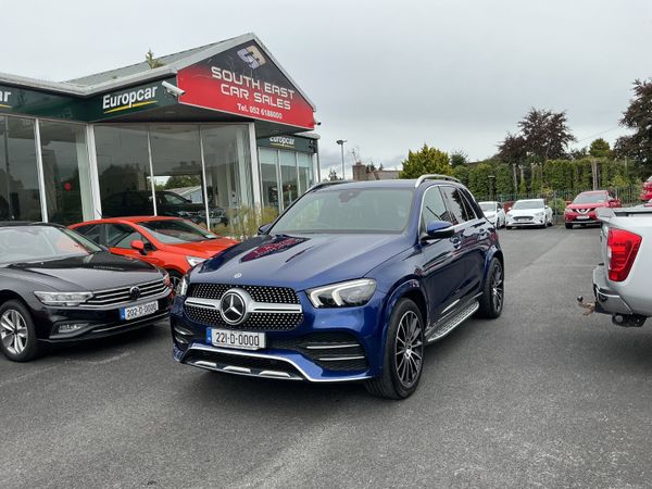 Mercedes-Benz GLE SUV, Diesel Hybrid, 2022, Blue