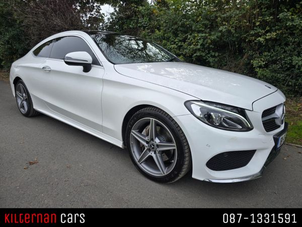 Mercedes-Benz C-Class Coupe, Diesel, 2018, White