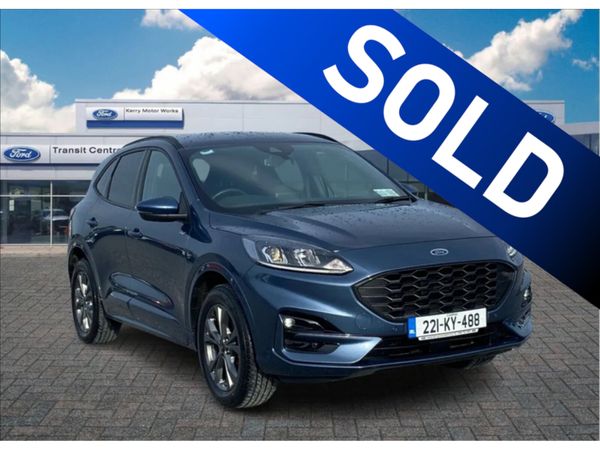 Ford Kuga MPV, Petrol Hybrid, 2022, Blue