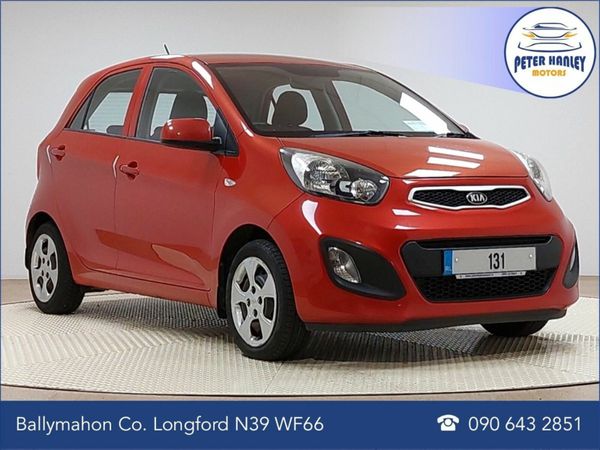 Kia Picanto Hatchback, Petrol, 2013, Red