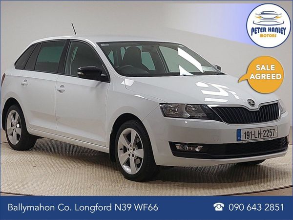 Skoda Rapid Hatchback, Petrol, 2019, White
