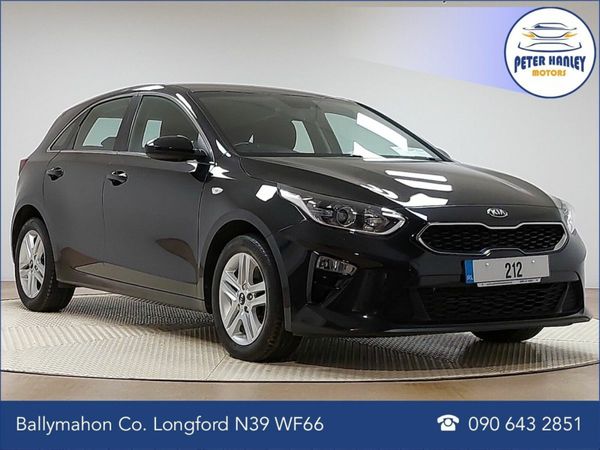 Kia Ceed Hatchback, Diesel Hybrid, 2021, Black