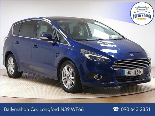 Ford S-Max MPV, Diesel, 2016, Blue