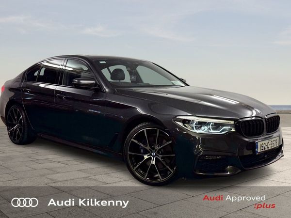 BMW 5-Series Saloon, Petrol Plug-in Hybrid, 2019, Grey