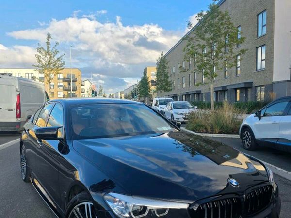 BMW 5-Series Saloon, Petrol Plug-in Hybrid, 2017, Black