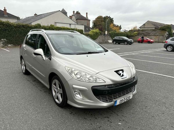 Peugeot 308 Estate, Diesel, 2009, Silver