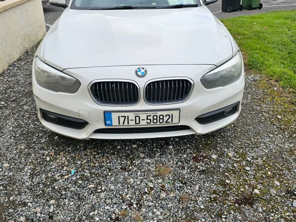 BMW 1-Series Hatchback, Diesel, 2017, White