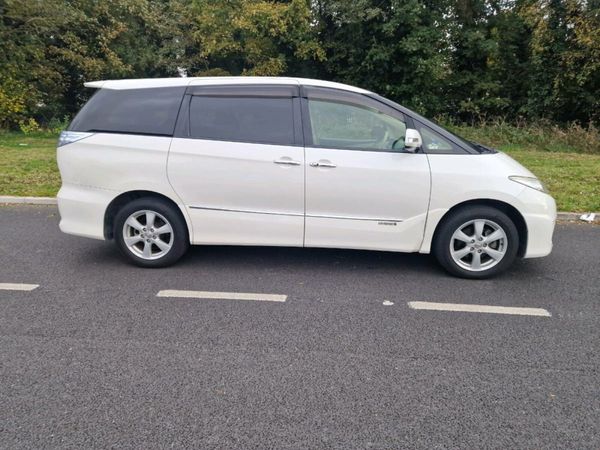 Toyota Estima MPV, Petrol Hybrid, 2012, White