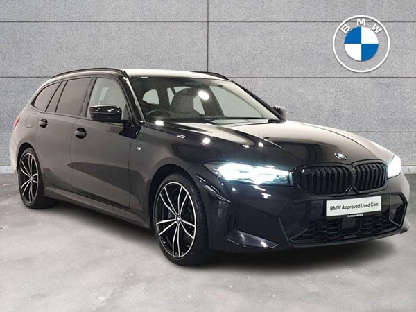 BMW 3-Series Estate, Petrol Plug-in Hybrid, 2024, Black