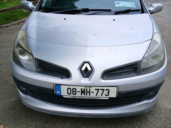 Renault Clio Hatchback, Petrol, 2008, Silver