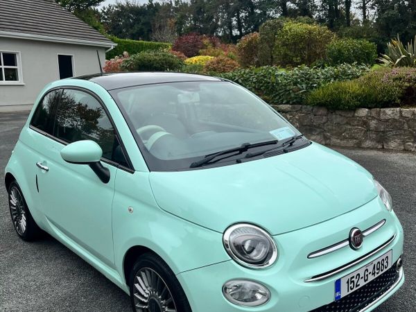 Fiat 500 Hatchback, Petrol, 2015, Green