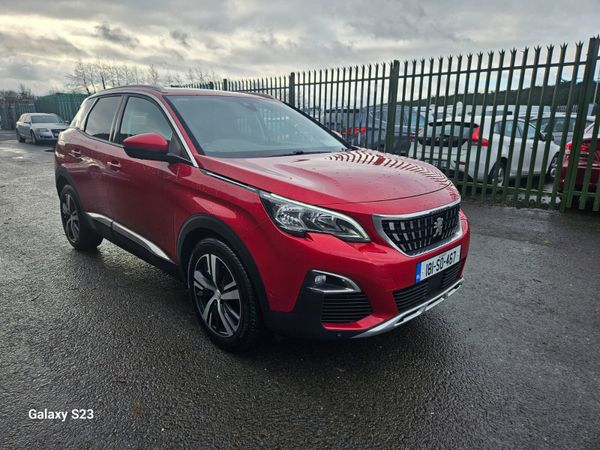 Peugeot 3008 MPV, Diesel, 2018, Red