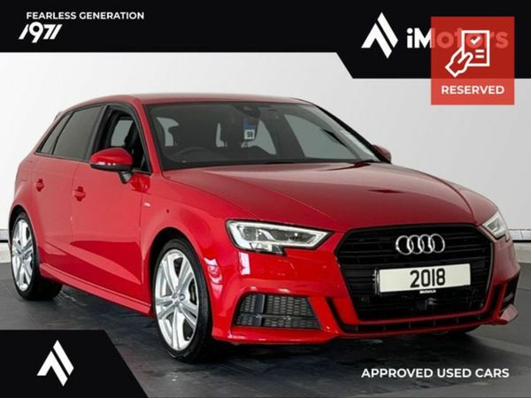 Audi A3 Hatchback, Petrol, 2018, Red