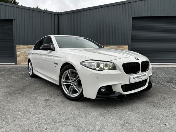 BMW 5-Series Saloon, Diesel, 2014, White