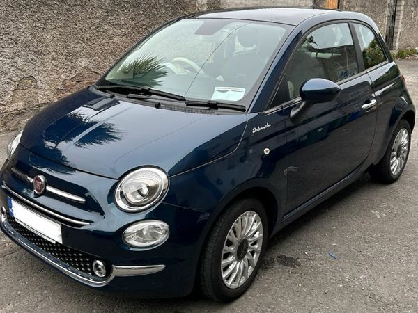 Fiat 500 Hatchback, Petrol, 2022, Blue