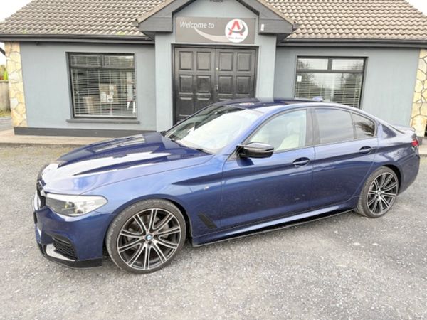 BMW 5-Series Saloon, Diesel, 2017, Blue