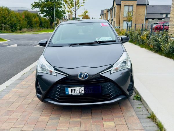 Toyota Vitz Hatchback, Petrol Hybrid, 2018, Grey