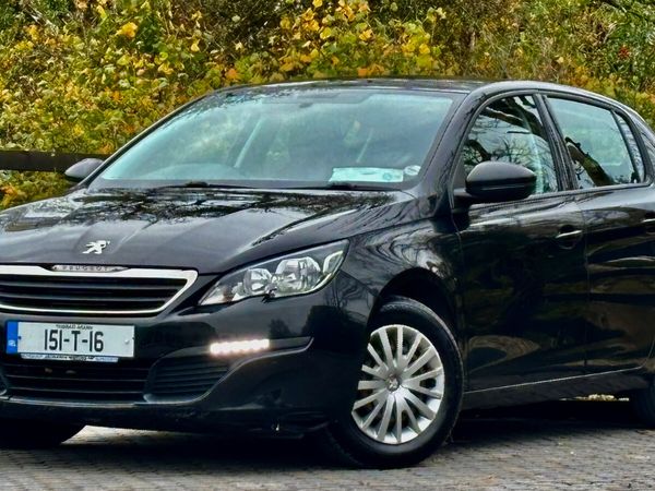 Peugeot 308 Hatchback, Petrol, 2015, Black