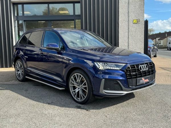 Audi Q7 SUV, Diesel Hybrid, 2020, Blue