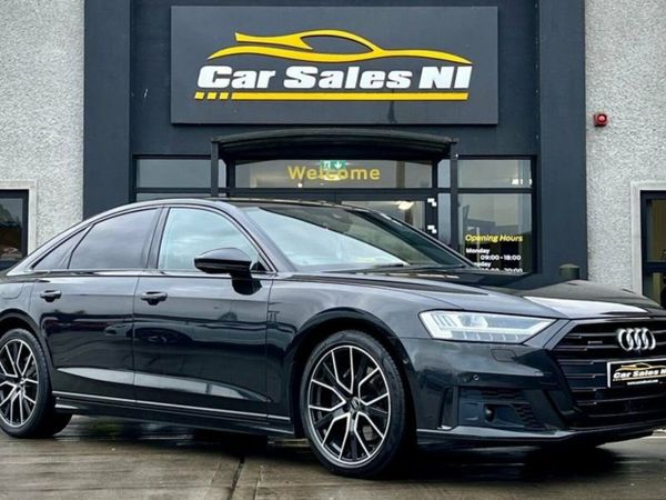 Audi A8 Saloon, Diesel Hybrid, 2021, Grey
