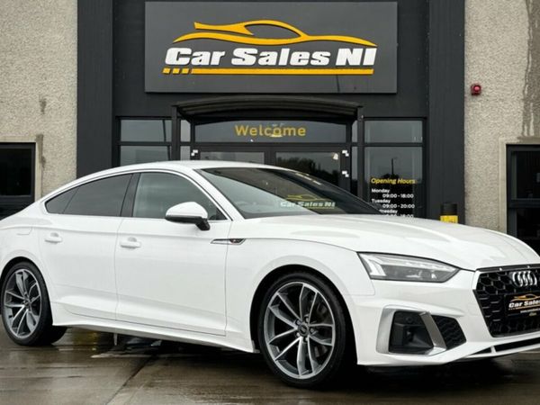 Audi A5 Hatchback, Diesel Hybrid, 2023, White