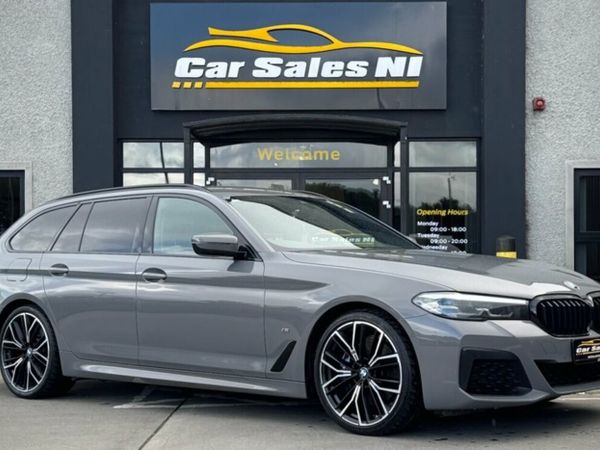 BMW 5-Series Estate, Diesel Hybrid, 2021, Grey