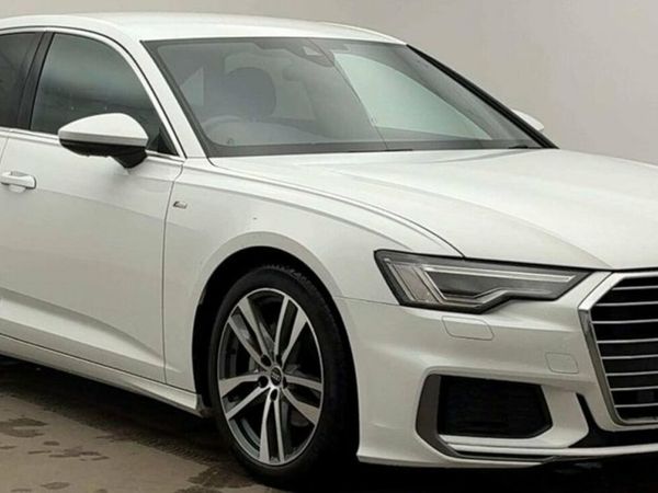 Audi A6 Saloon, Diesel Hybrid, 2021, White