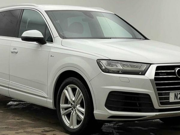 Audi Q7 SUV, Diesel Hybrid, 2019, White