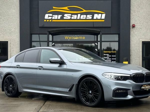 BMW 5-Series Saloon, Diesel, 2018, Blue