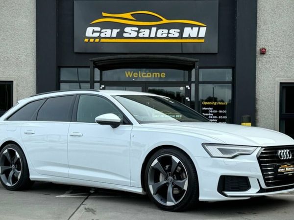 Audi A6 Estate, Diesel Hybrid, 2021, White