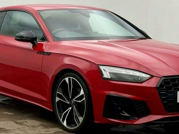 Audi A5 Coupe, Petrol Hybrid, 2023, Red