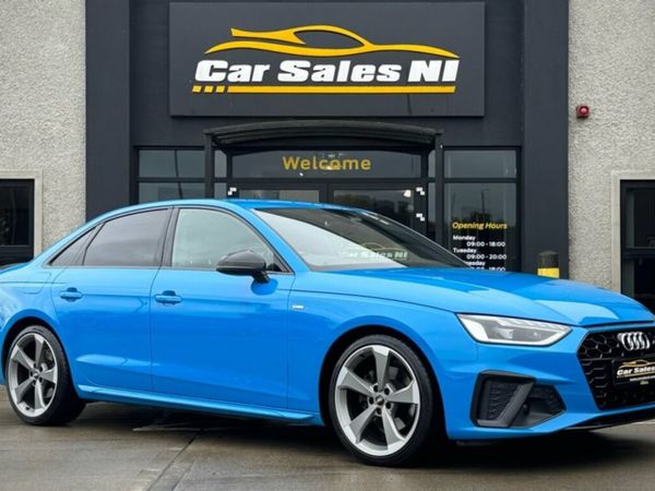 Audi A4 Saloon, Petrol Hybrid, 2020, Blue