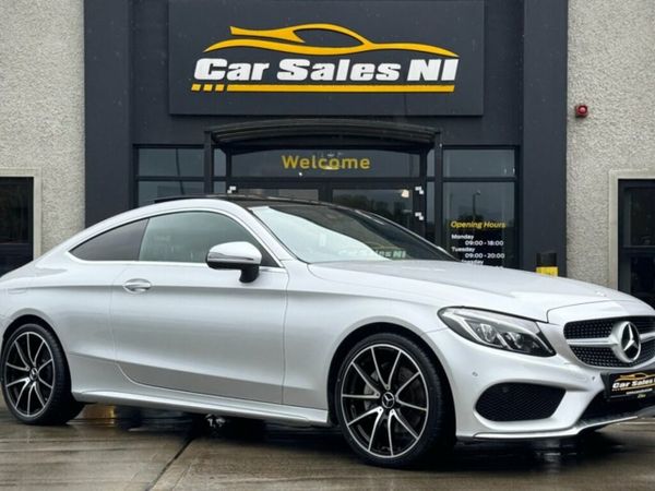 Mercedes-Benz C-Class Coupe, Diesel, 2017, Silver