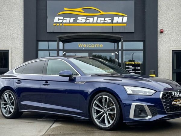 Audi A5 Hatchback, Diesel Hybrid, 2021, Blue