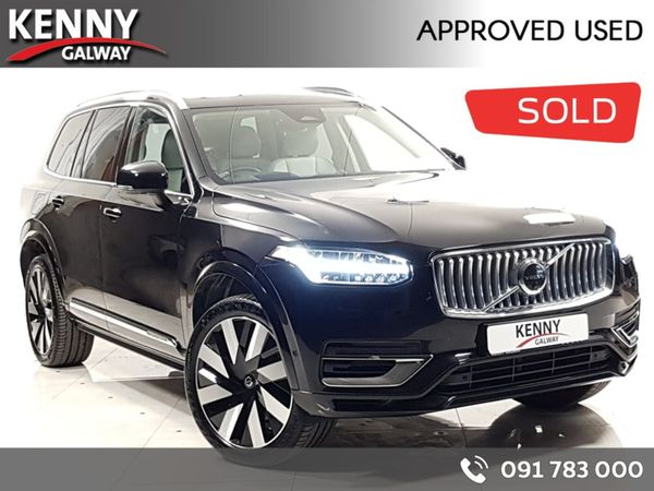 Volvo XC90 Estate, Petrol Plug-in Hybrid, 2024, Black
