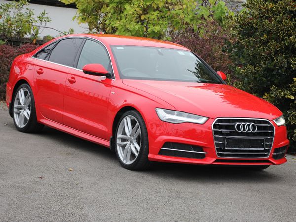 Audi A6 Saloon, Diesel, 2017, Red