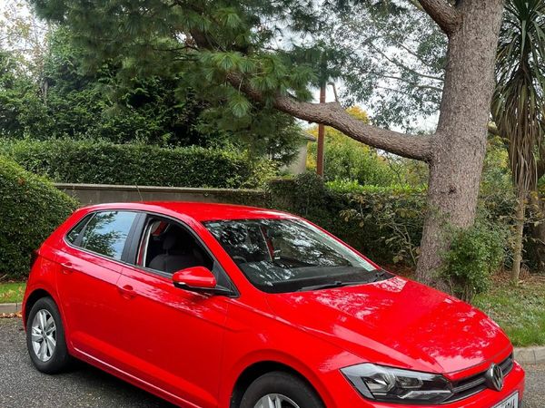 Volkswagen Polo Hatchback, Petrol, 2021, Red