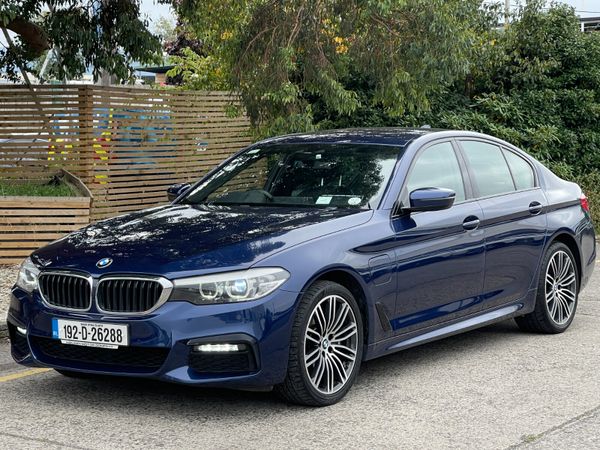 BMW 5-Series Saloon, Petrol Plug-in Hybrid, 2019, Blue
