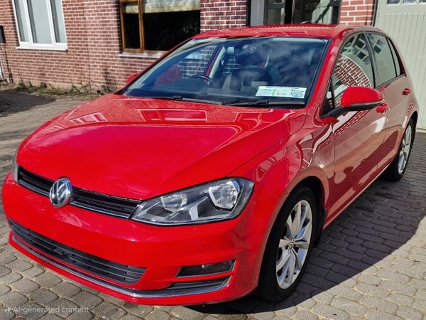 Volkswagen Golf Estate, Petrol, 2016, Red