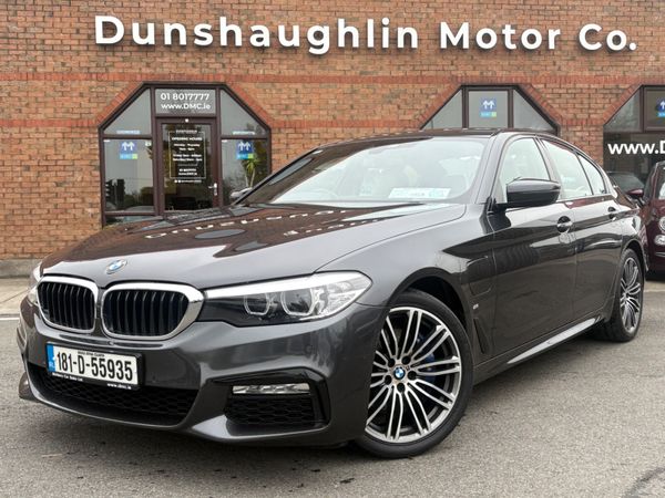 BMW 5-Series Saloon, Petrol Plug-in Hybrid, 2018, Grey
