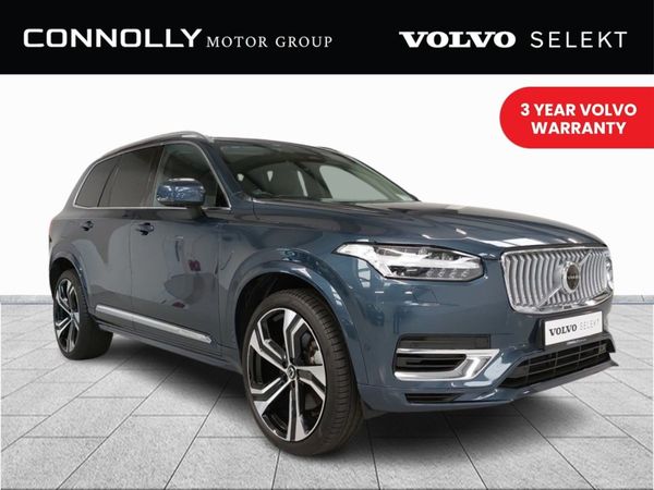 Volvo XC90 SUV, Petrol Plug-in Hybrid, 2024, Blue