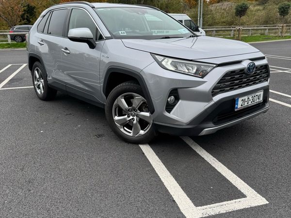 Toyota RAV4 SUV, Petrol Hybrid, 2021, Grey