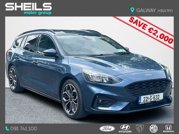 Ford Focus Estate, Petrol, 2022, Blue