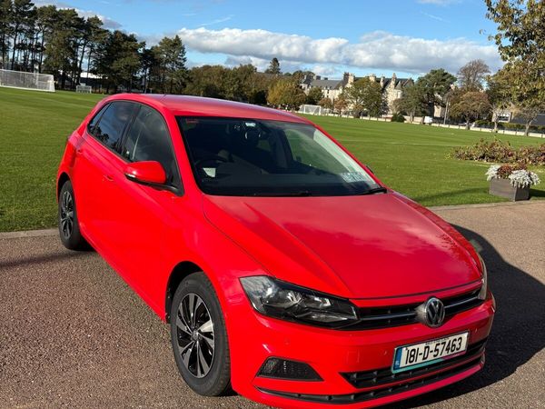 Volkswagen Polo Hatchback, Petrol, 2018, Red