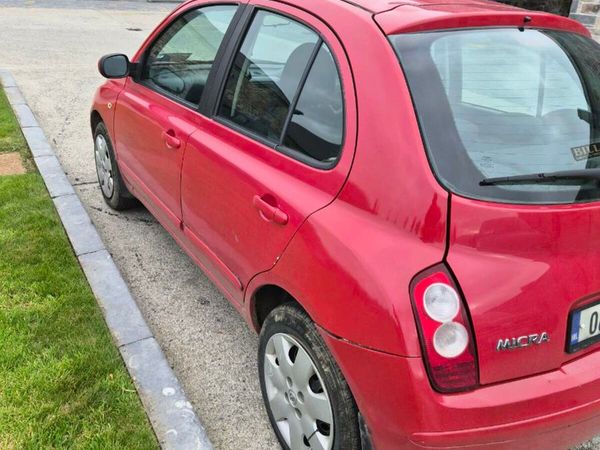 Nissan Micra Hatchback, Petrol, 2008, Red
