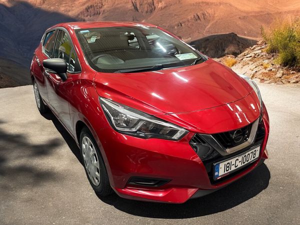 Nissan Micra Hatchback, Petrol, 2018, Red